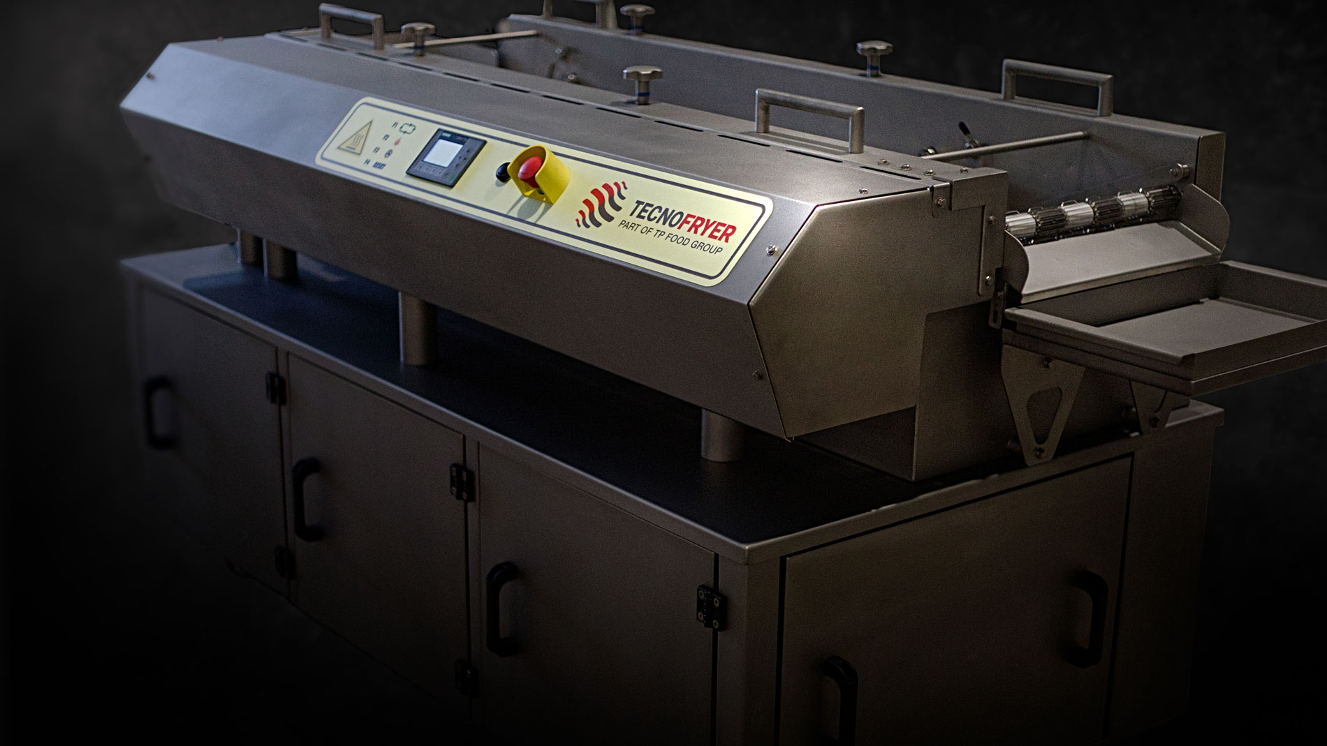 La freidora industrial automática de la gama frye están especialmente diseñadas para producciones medias de producto de gran consumo.